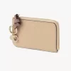 Alphabet-Geldbörse aus genarbtem Leder Alphabet-Geldbörse aus genarbtem Leder