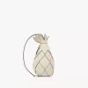 Ananas-Umhängetasche aus genarbtem Leder