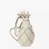 Ananas-Umhängetasche aus genarbtem Leder