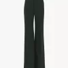 Ausgestellte, maßgeschneiderte Hose aus Wollkrepp Ausgestellte, maßgeschneiderte Hose aus Wollkrepp