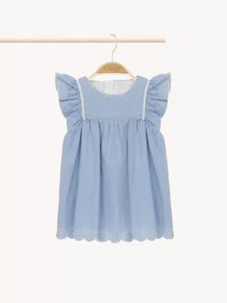 Babykleid & Mützenset
