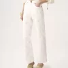 Bestickte Cropped-Jeans aus Denim