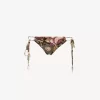 Bikinihose mit Rosenprint