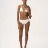 Bikinihose mit Rüschen