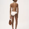 Bikinihose mit Rüschen