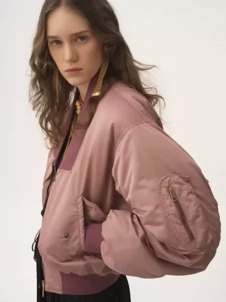 Bomberjacke aus Nylon