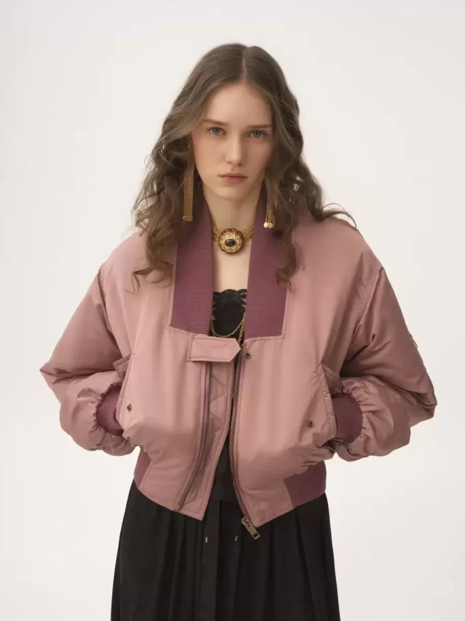 Bomberjacke aus Nylon Bomberjacke aus Nylon