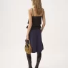 Camisole-Top mit Kordelzug aus Seidenjacquard und Spitze Camisole-Top mit Kordelzug aus Seidenjacquard und Spitze