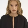 Cape-Bluse aus Seiden-Georgette Cape-Bluse aus Seiden-Georgette