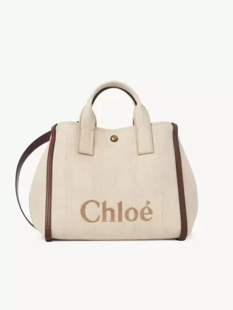 Chloé Carry Tote Bag aus Bastfasern