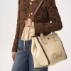 Chloé Carry Tote Bag aus Bastfasern Chloé Carry Tote Bag aus Bastfasern