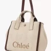 Chloé Carry Tote Bag aus Bastfasern Chloé Carry Tote Bag aus Bastfasern