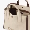 Chloé Carry Tote Bag aus Bastfasern Chloé Carry Tote Bag aus Bastfasern