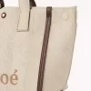Chloé Carry Tote Bag aus Bastfasern Chloé Carry Tote Bag aus Bastfasern