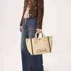 Chloé Carry Tote Bag aus Bastfasern Chloé Carry Tote Bag aus Bastfasern
