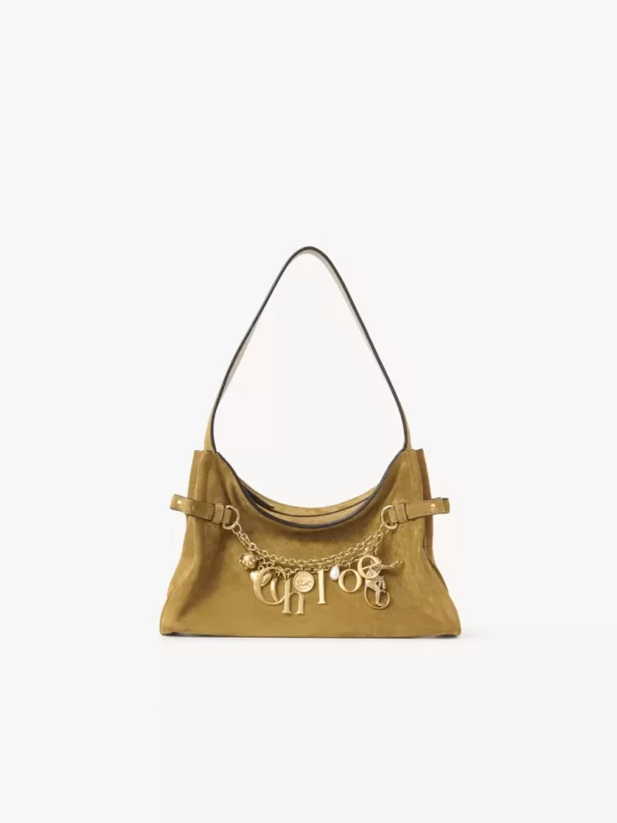 Chloé Charms Hobo Bag aus Wildleder Chloé Charms Hobo Bag aus Wildleder