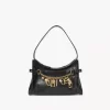 Chloé Charms Hobo-Tasche aus glänzendem Leder Chloé Charms Hobo-Tasche aus glänzendem Leder