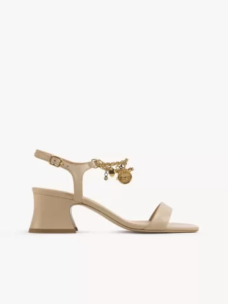 Chloé Charms Sandale mit Absatz