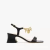 Chloé Charms Sandale mit Absatz Chloé Charms Sandale mit Absatz