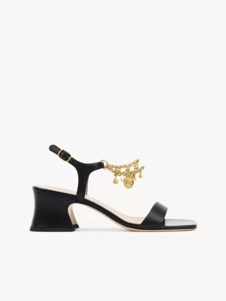 Chloé Charms Sandale mit Absatz