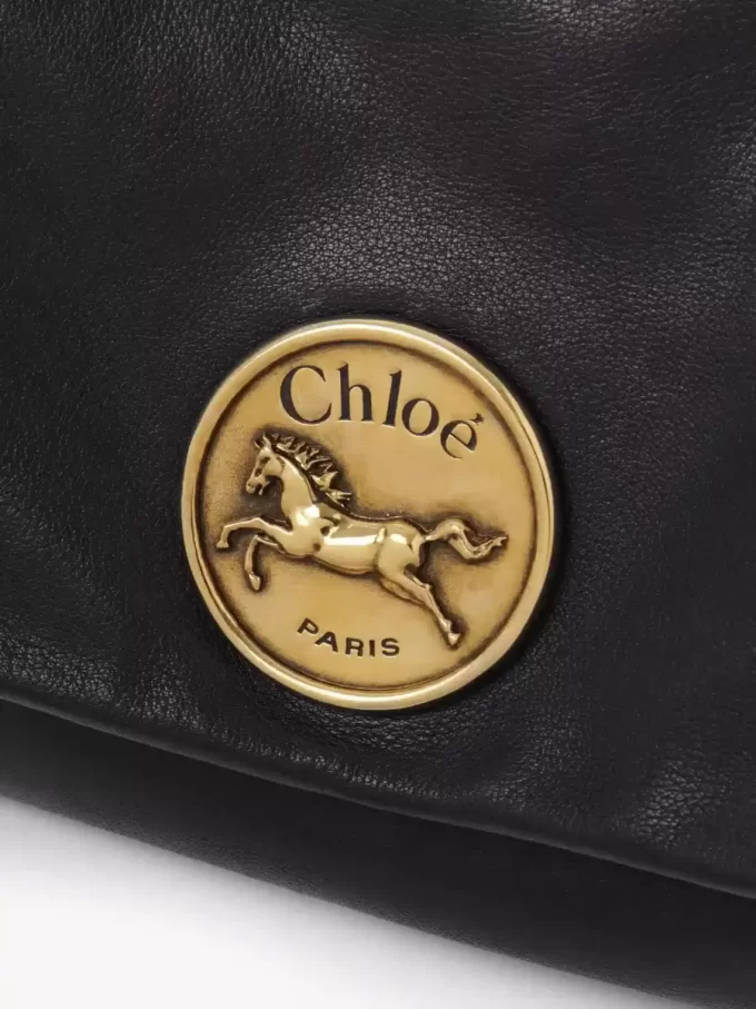 Chloé Heritage Umhängetasche aus genarbtem Leder Chloé Heritage Umhängetasche aus genarbtem Leder