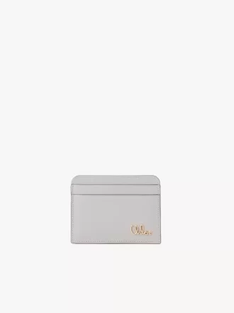 Chloé Iconic Kartenetui aus genarbtem Leder
