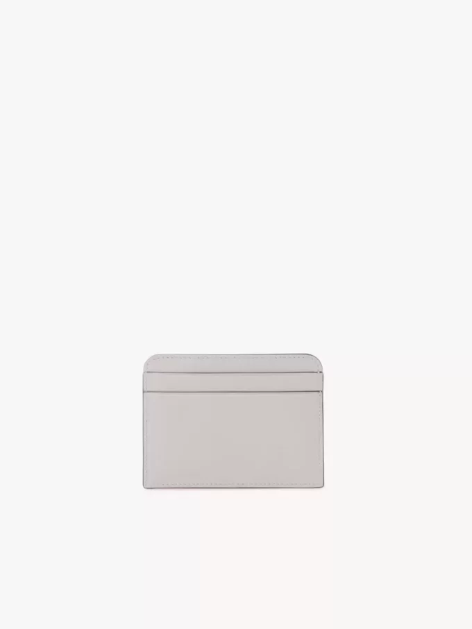 Chloé Iconic Kartenetui aus genarbtem Leder