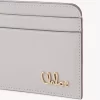 Chloé Iconic Kartenetui aus genarbtem Leder
