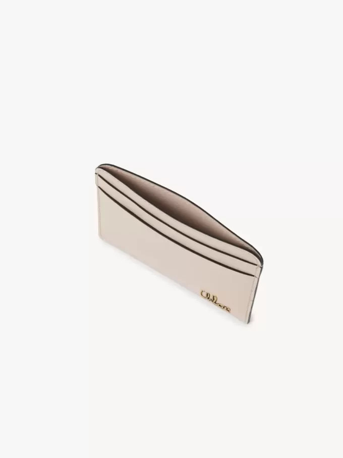 Chloé Iconic Kartenetui aus glänzendem Leder