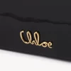 Chloé Iconic Klappengeldbörse mit Kette aus Lackleder