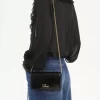 Chloé Iconic Klappengeldbörse mit Kette aus Lackleder