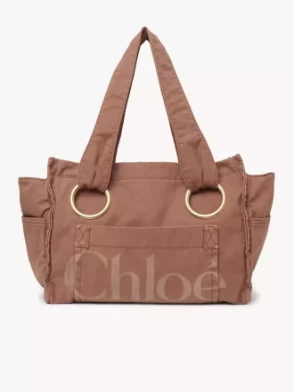 Chloé Plage Tragetasche aus Baumwolle