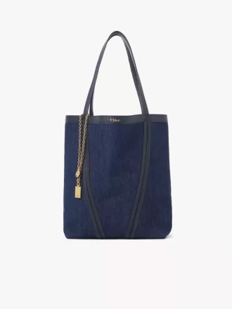 chlo spin einkaufstasche aus denim 1 330x440 - Chlo&eacute; Spin-Einkaufstasche aus Denim