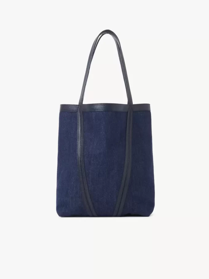 Chloé Spin-Einkaufstasche aus Denim Chloé Spin-Einkaufstasche aus Denim