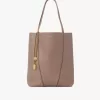 Chloé Spin Tote Bag aus genarbtem Leder Chloé Spin Tote Bag aus genarbtem Leder