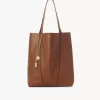 Chloé Spin Tote Bag aus genarbtem Leder