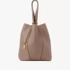 Chloé Spin Tote Bag aus genarbtem Leder Chloé Spin Tote Bag aus genarbtem Leder