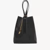Chloé Spin Tote Bag aus genarbtem Leder