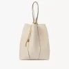 Chloé Spin Tote Bag aus genarbtem Leder Chloé Spin Tote Bag aus genarbtem Leder