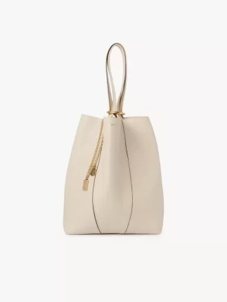 Chloé Spin Tote Bag aus genarbtem Leder