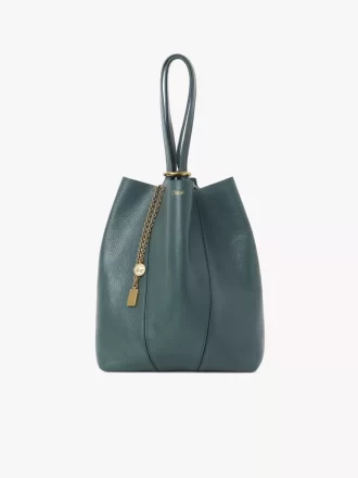 Chloé Spin Tote Bag aus genarbtem Leder