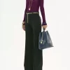 Chloé Spin Tote Bag aus genarbtem Leder Chloé Spin Tote Bag aus genarbtem Leder