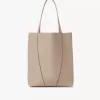 Chloé Spin Tote Bag aus genarbtem Leder Chloé Spin Tote Bag aus genarbtem Leder