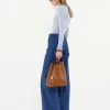 Chloé Spin Tote Bag aus genarbtem Leder