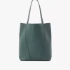 Chloé Spin Tote Bag aus genarbtem Leder Chloé Spin Tote Bag aus genarbtem Leder
