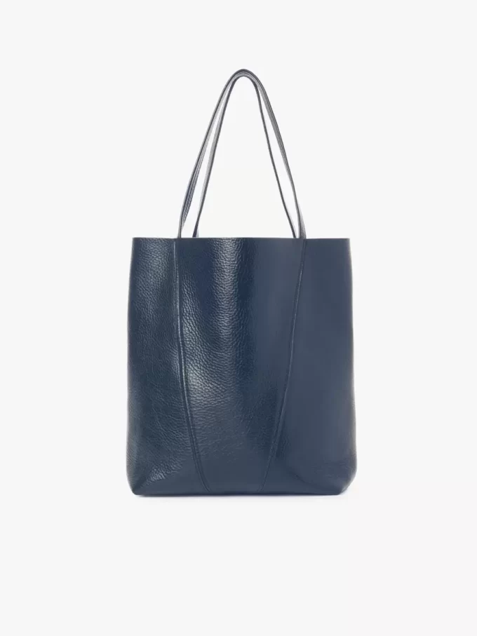 Chloé Spin Tote Bag aus genarbtem Leder Chloé Spin Tote Bag aus genarbtem Leder