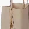 Chloé Spin Tote Bag aus genarbtem Leder Chloé Spin Tote Bag aus genarbtem Leder