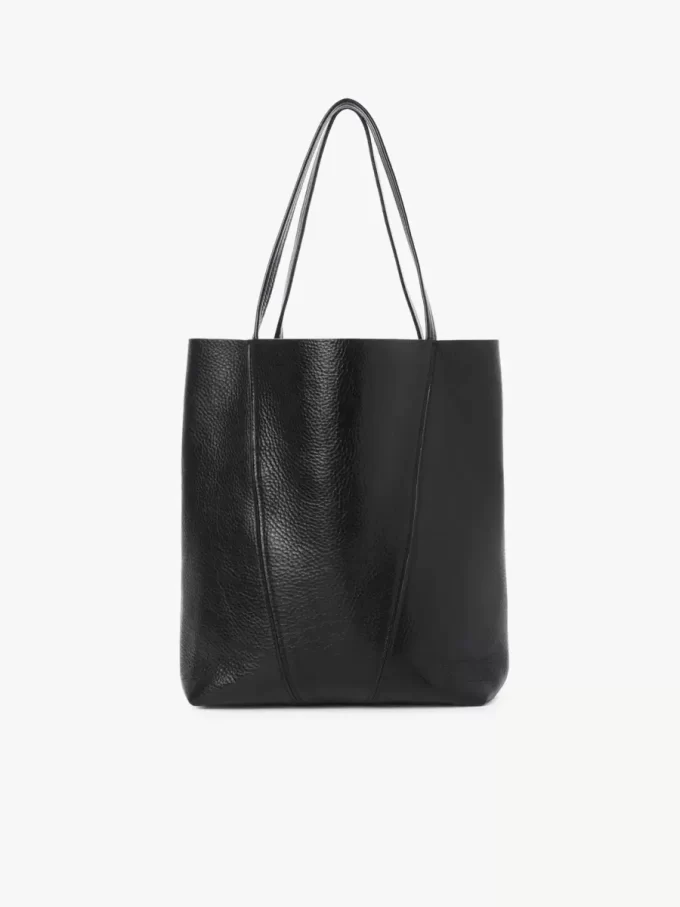 Chloé Spin Tote Bag aus genarbtem Leder