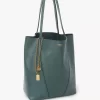 Chloé Spin Tote Bag aus genarbtem Leder Chloé Spin Tote Bag aus genarbtem Leder