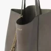 Chloé Spin Tote Bag aus genarbtem Leder Chloé Spin Tote Bag aus genarbtem Leder